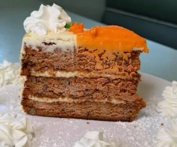 Carrot cake layers dessert