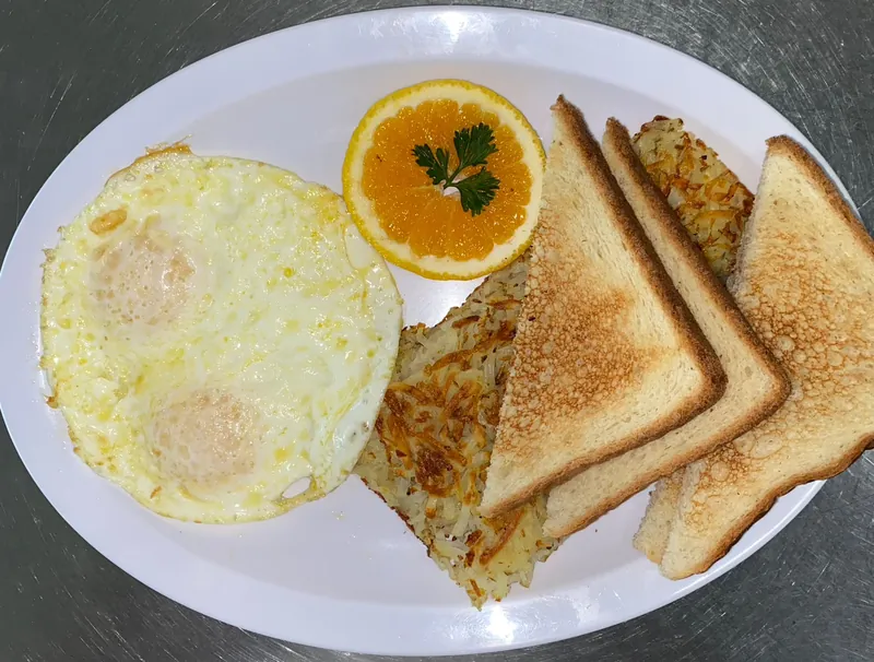 Hash Brown Special at Omega Burgers, Bellflower