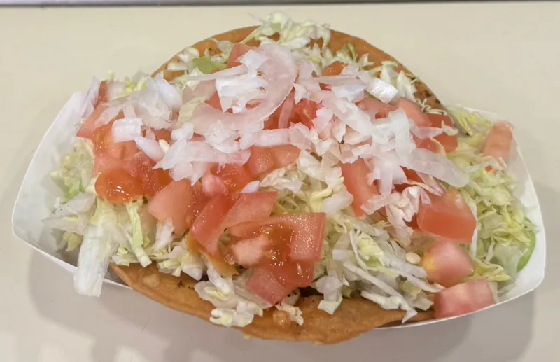 Taco at Omega Burgers, Bellflower