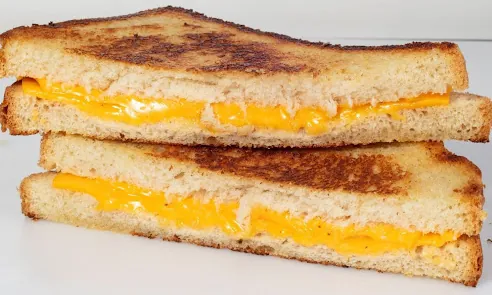 Grilled Cheese Sandwich at Omega Burgers, Bellflower