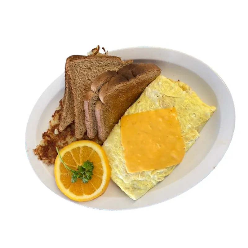 Chili Omelette at Omega Burgers, Bellflower