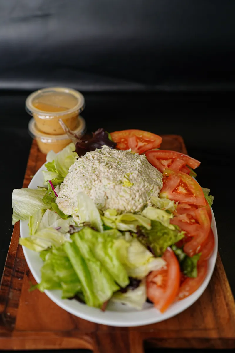 Tuna Salad at Omega Burgers, Bellflower